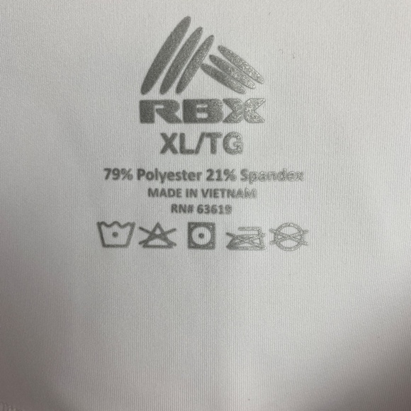 RBX Womenʻs Stylish High Waisted White Leggings X-Large - Picture 3 of 4